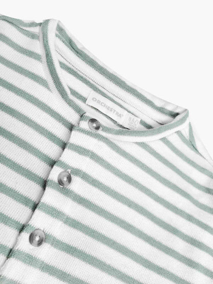 Boys Henley Neck Textured T-Shirt