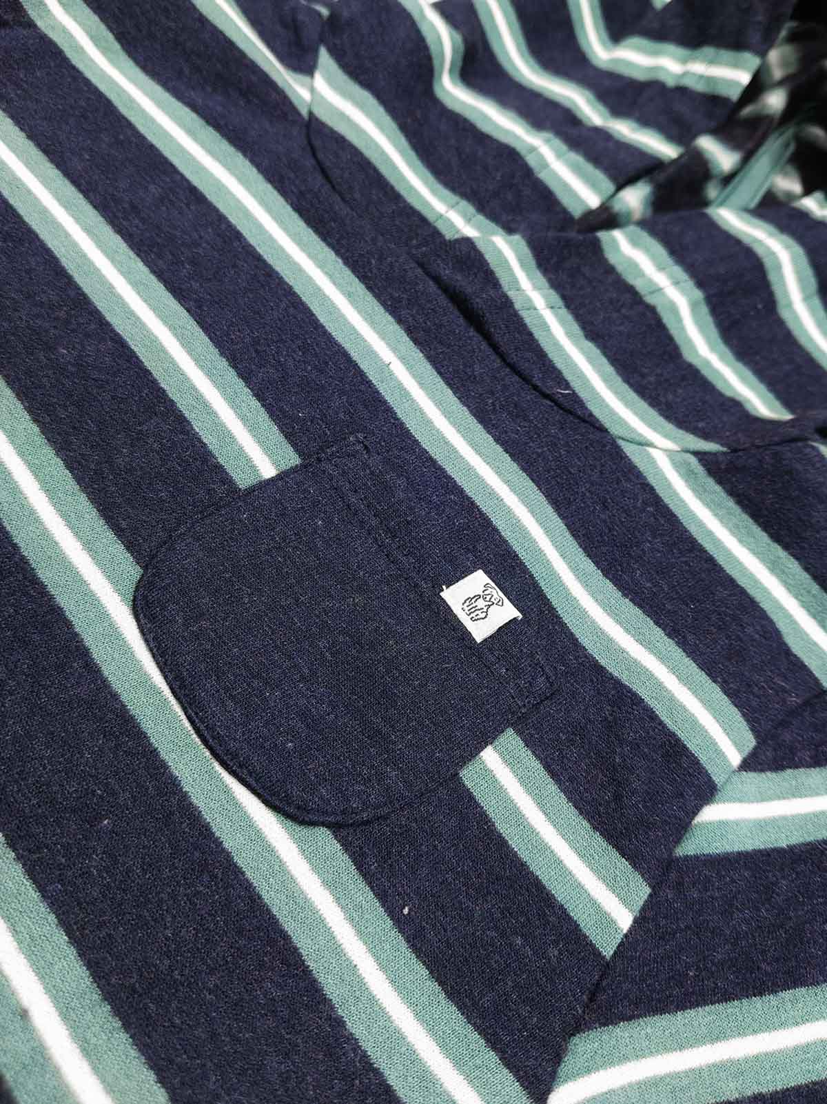 Boys Striped Hooded Sweatshirt