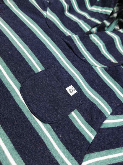 Boys Striped Hooded Sweatshirt