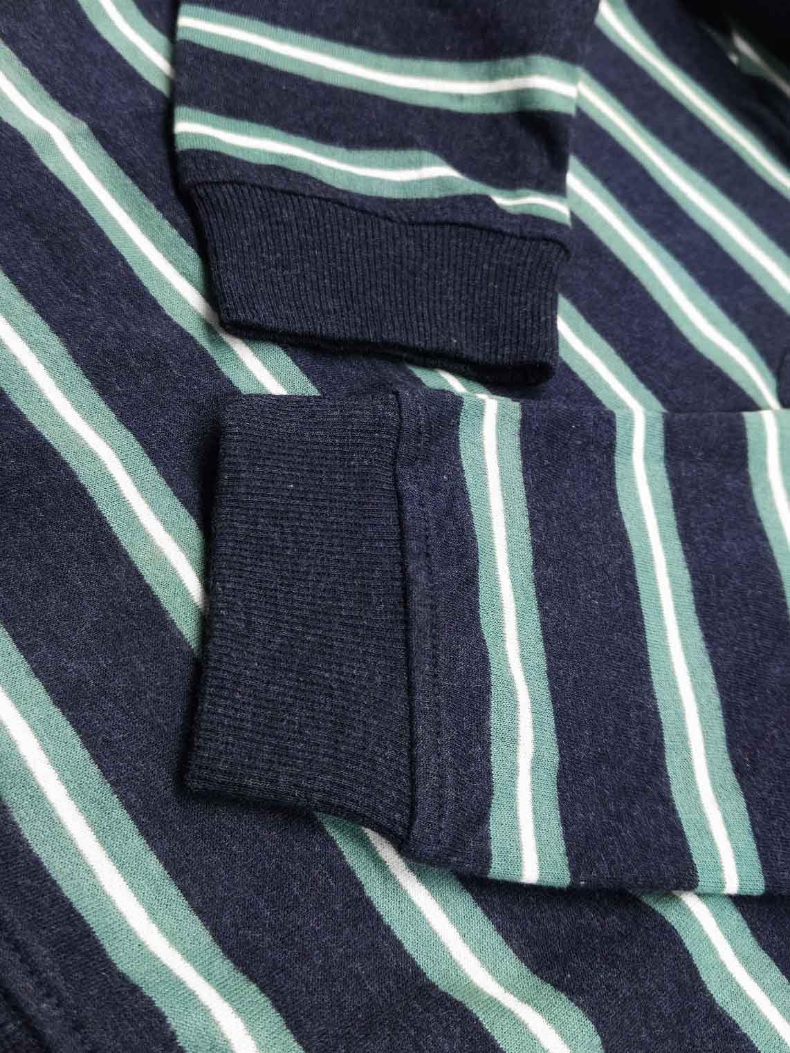 Boys Striped Hooded Sweatshirt