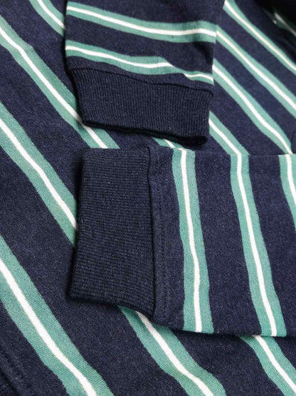 Boys Striped Hooded Sweatshirt