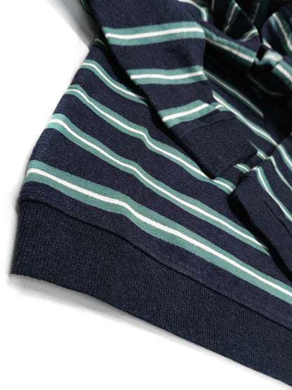 Boys Striped Hooded Sweatshirt