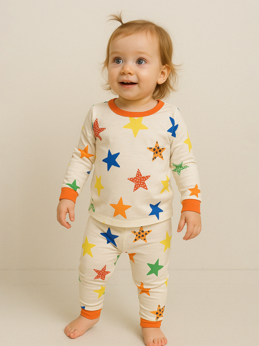 Girls Printed Pyjama Set