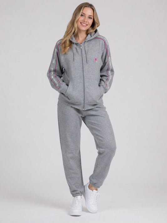 Womens Jogging Set Sweatshirt and Jogger Grey Star