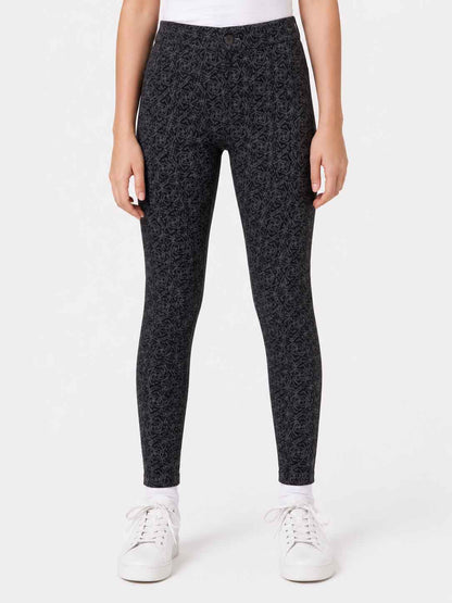Girls Printed Stretch Legging