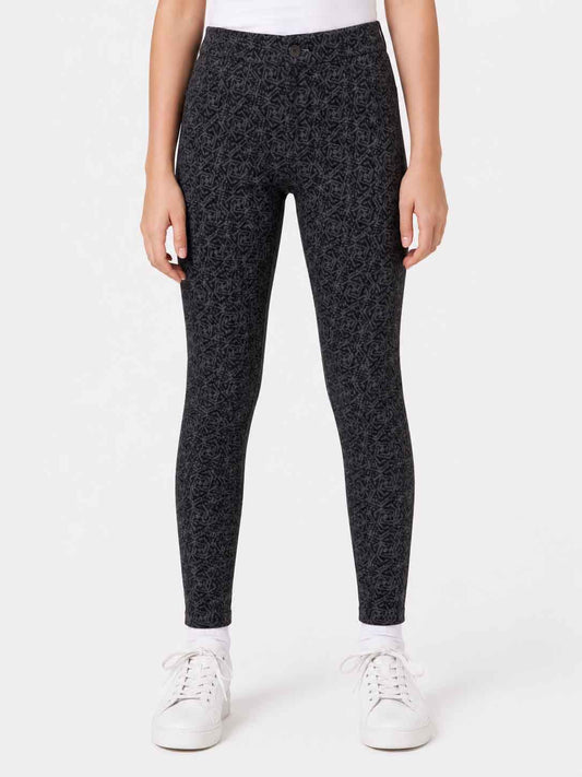Girls Printed Stretch Legging