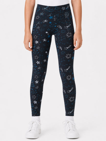 Girls Printed Stretch Legging