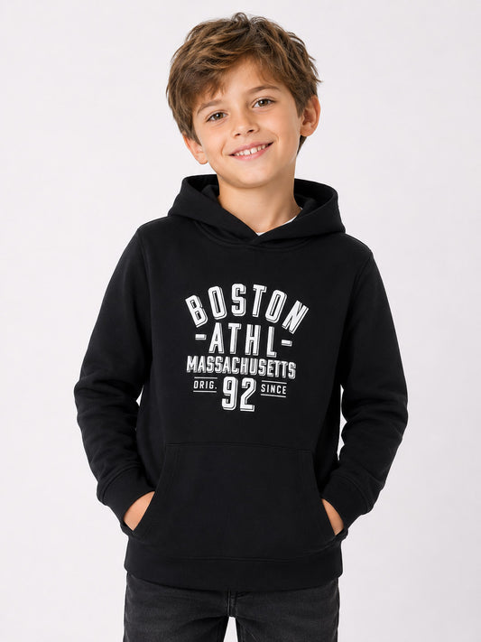 Boys Hooded Pullover Sweatshirt