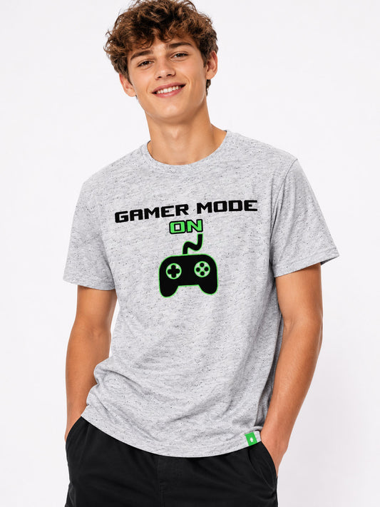 Boys Neppy Jersey Flock Printed T Shirt