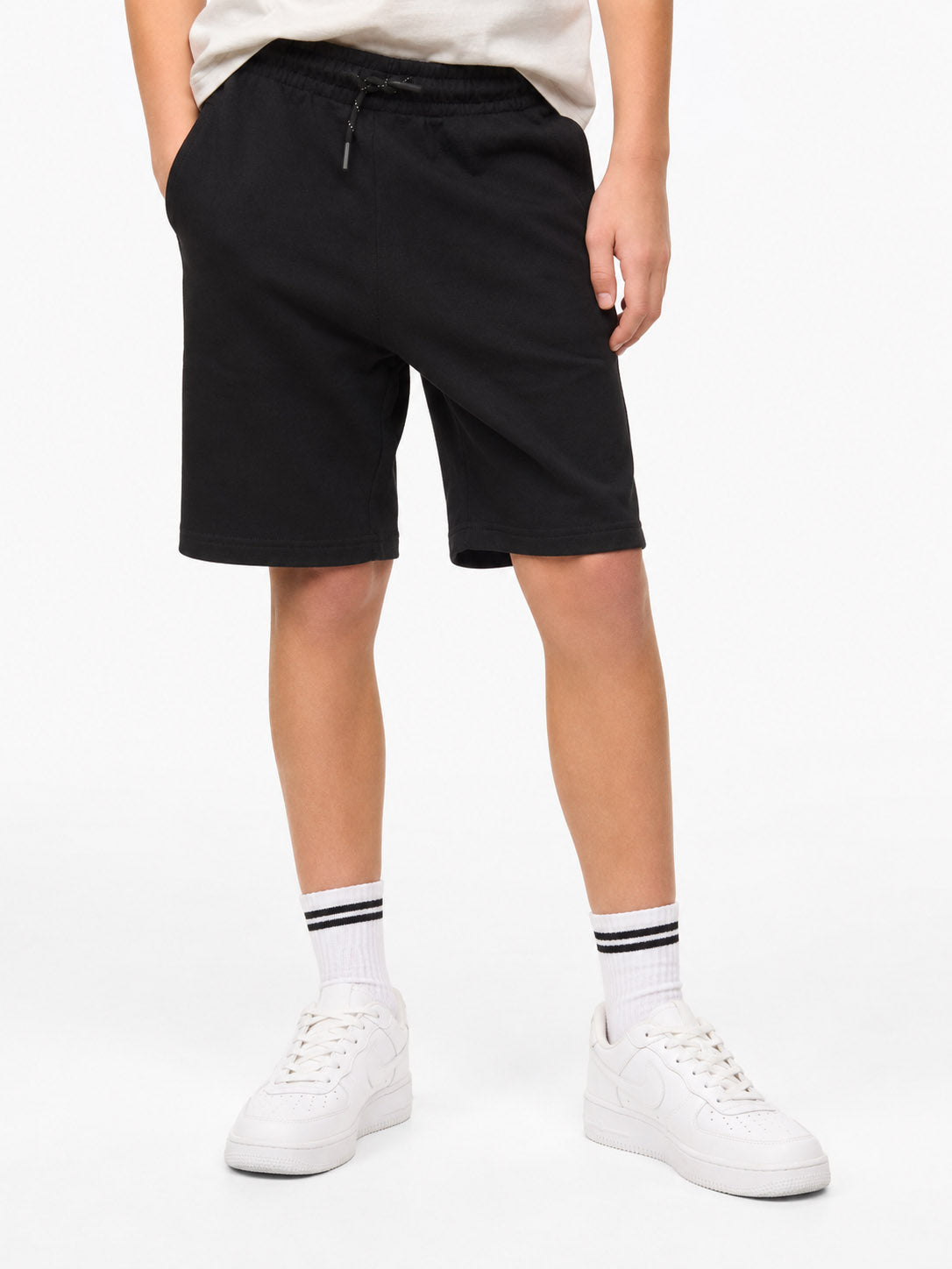 Boys French Terry Bermudas Black