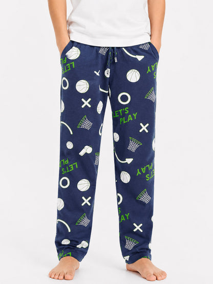 Boys All Over Printed Pant