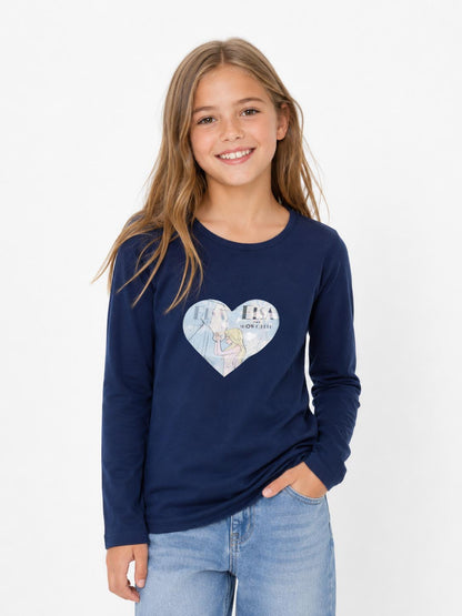 Girls Applique T Shirt