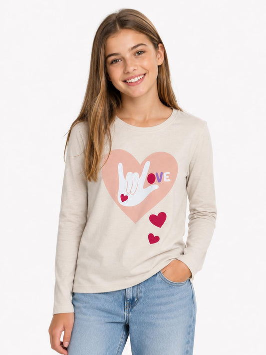 Girls Long Sleeve T Shirt
