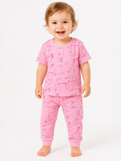 Baby Girls Printed Pyjama Set