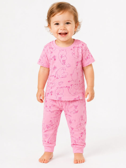 Baby Girls Printed Pyjama Set