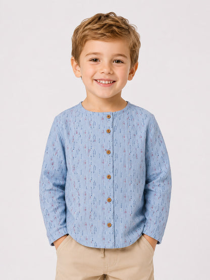 Boys Woven Kurta Shirt