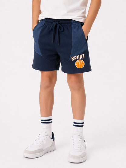 Boys French Terry Cut n Sew Shorts