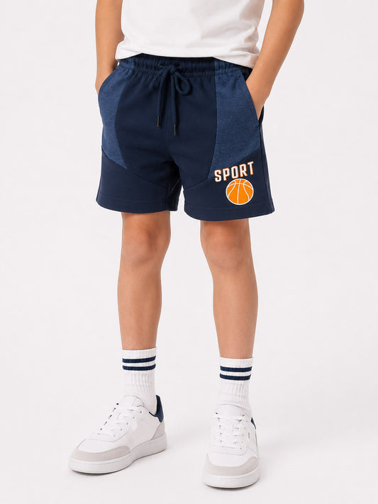Boys French Terry Cut n Sew Shorts