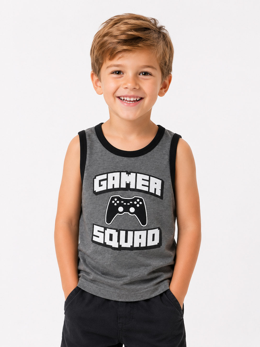 Boys Sleeveless T Shirt