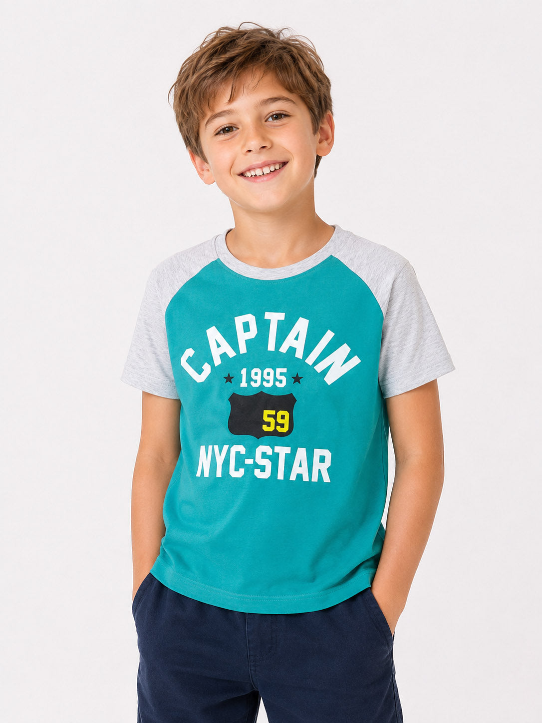Boys Raglan Sleeve T Shirt