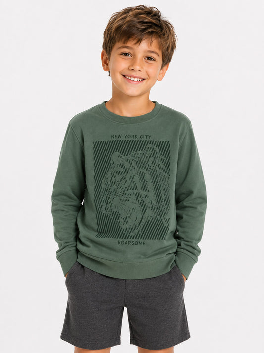 Boys French Terry Pullover Sweatshirt