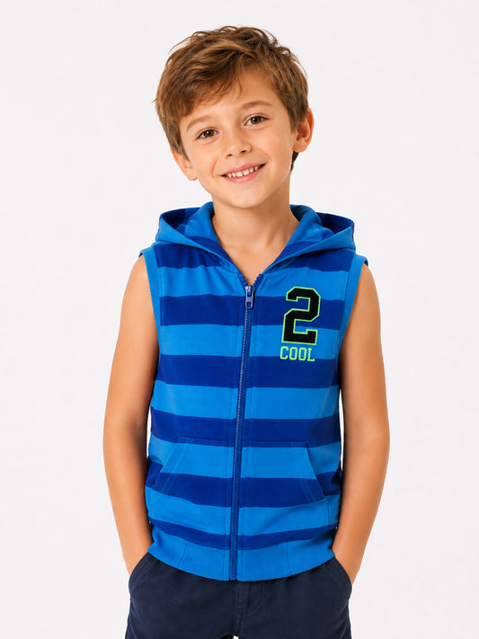 Boys French Terry Full Zipper Sweatshirt