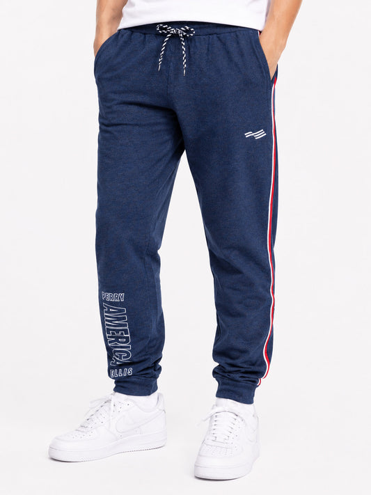 Boys Fleece Navy Melange Jogger