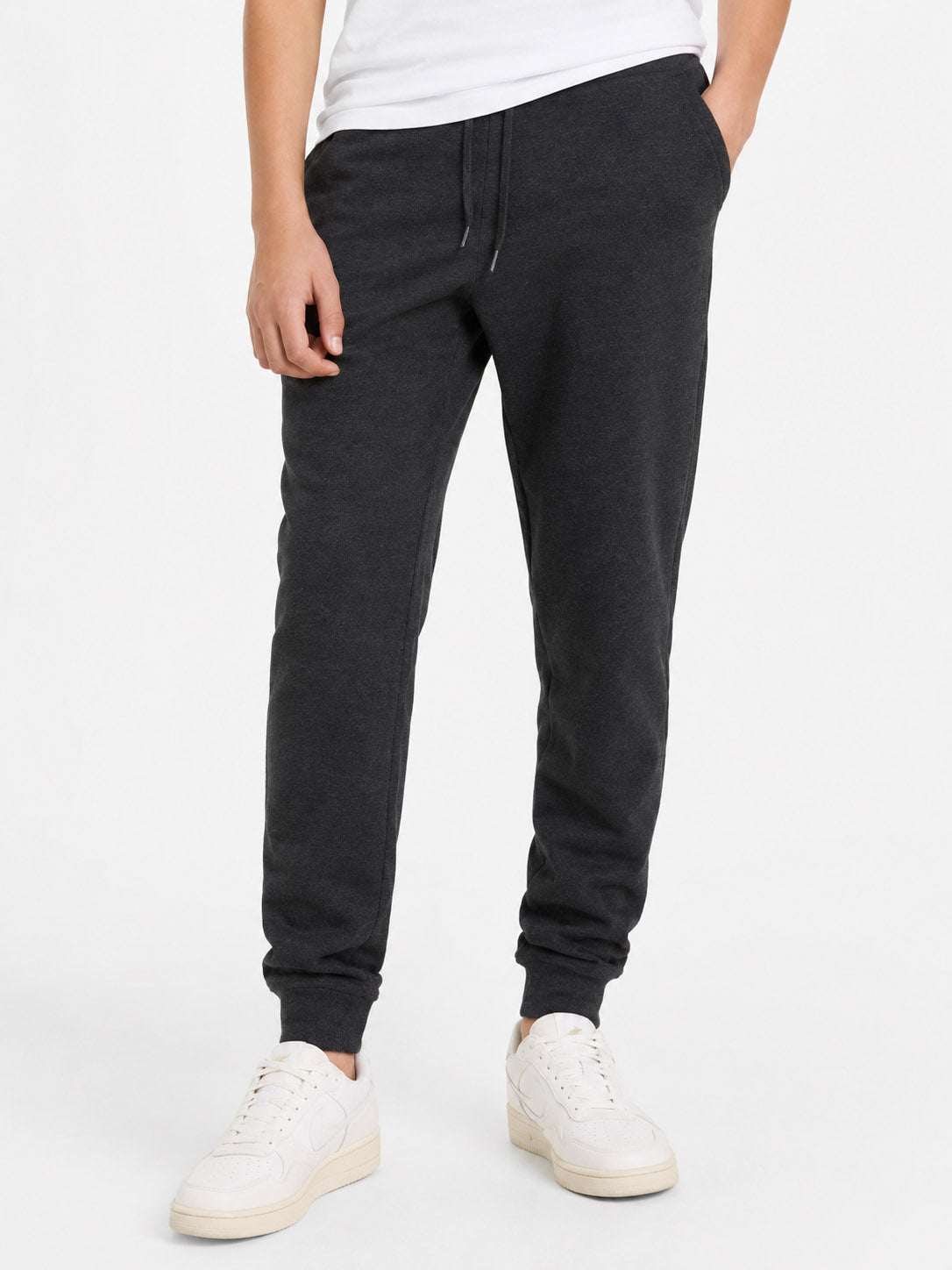 Boys Fleece Charcoal Jogger