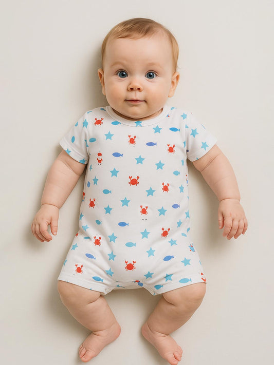 Baby Girls Printed Playsuits