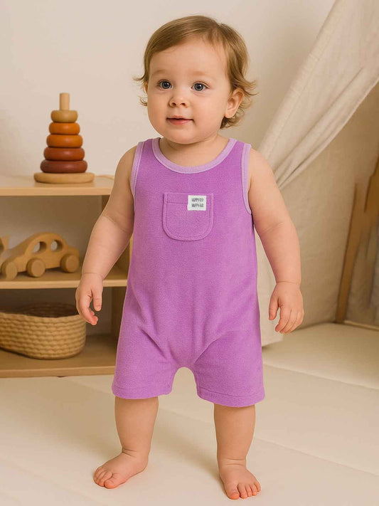 Baby Sleeveless Terry Playsuit