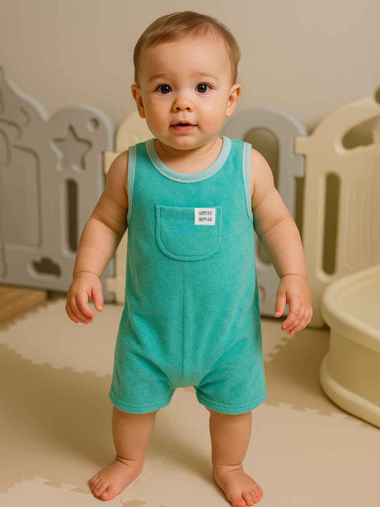 Baby Sleeveless Terry Playsuit