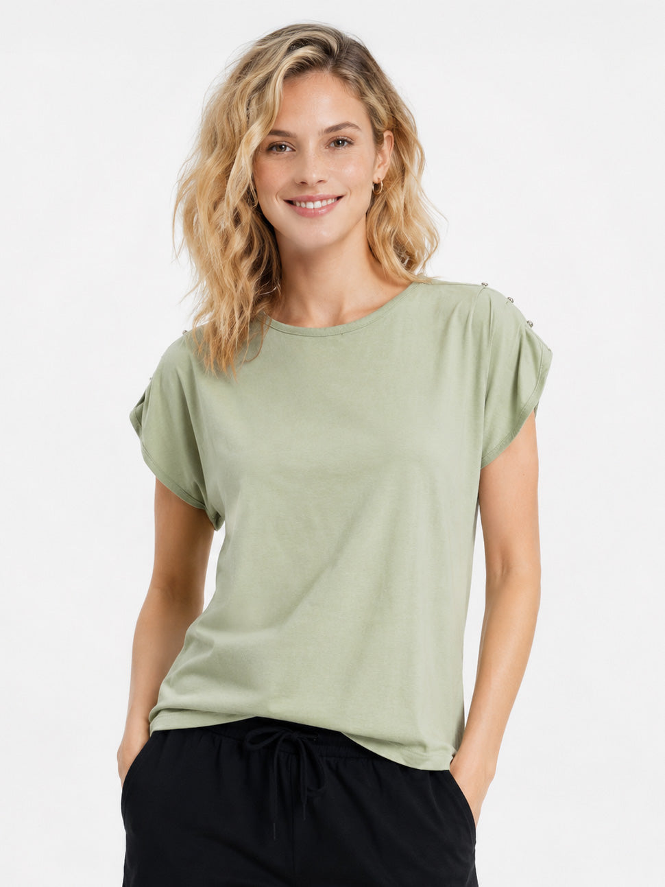 Ladies Viscose Magyar Sleeve T-Shirt