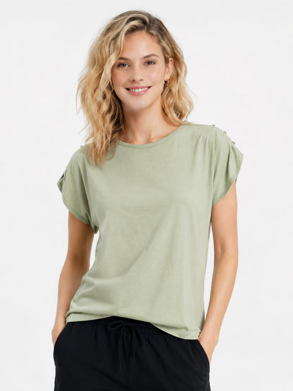 Ladies Viscose Magyar Sleeve T-Shirt