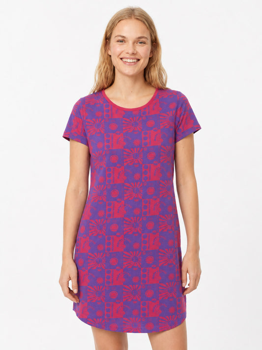 Ladies Printed Nightshirt