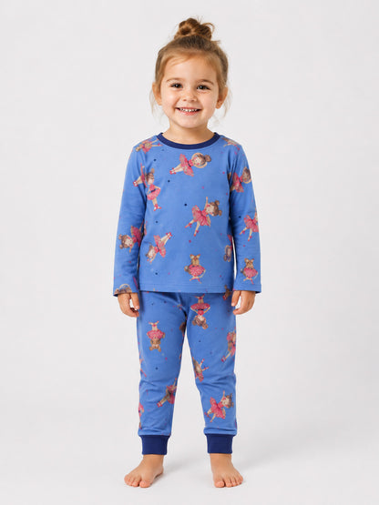 Girls Printed Pyjama Set