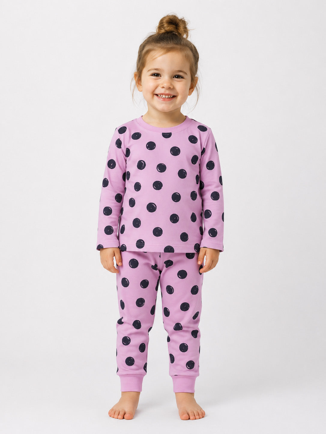 Girls Printed Pyjama Set