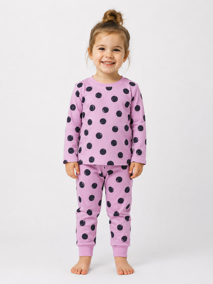Girls Printed Pyjama Set