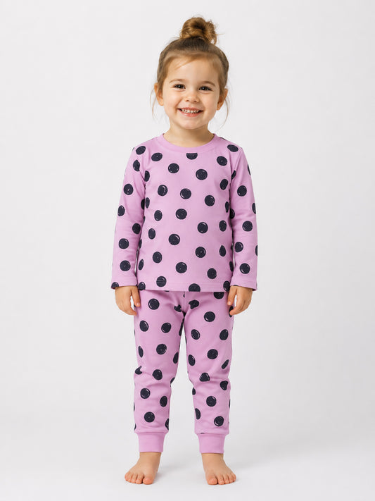 Girls Printed Pyjama Set