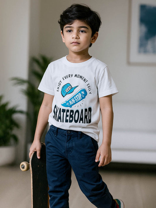 Boys Skate Printed T-Shirt