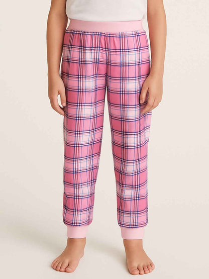 M&S Girls Flannel Woven Pant