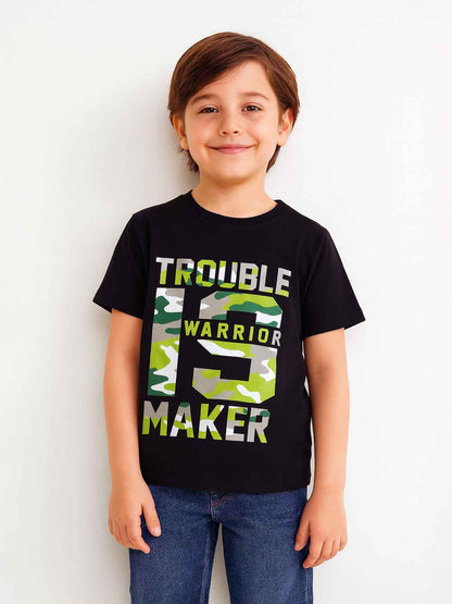 Boys Printed T Shirt