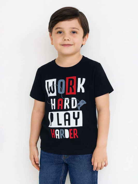 Boys Printed T Shirt