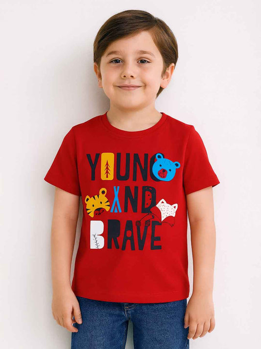 Boys Printed T Shirt