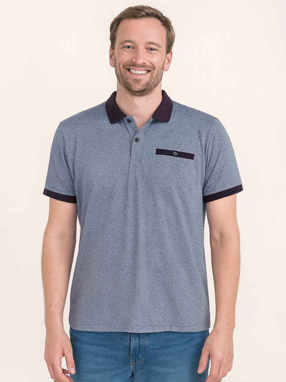 Mens Printed Polo