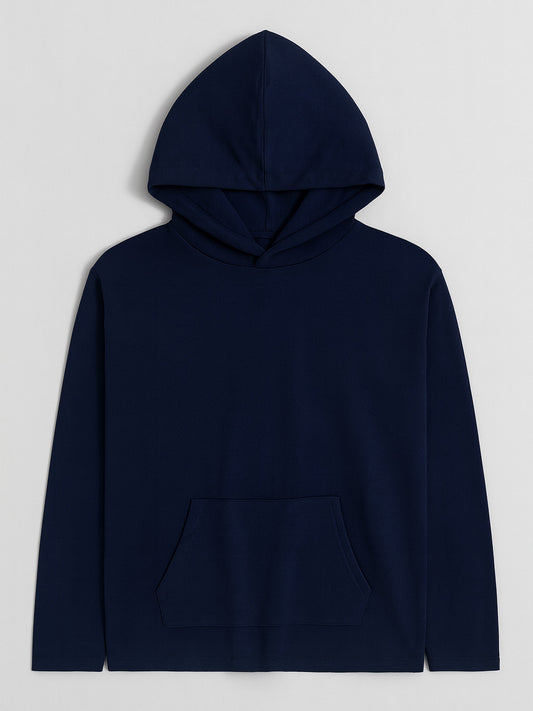 Mens Dry Fit Pullover Navy Hoodie
