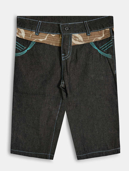 Girls Denim Woven Long Shorts