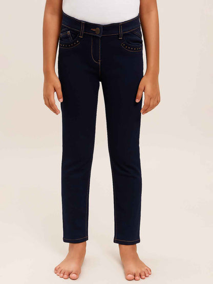 Girls Woven Jeans