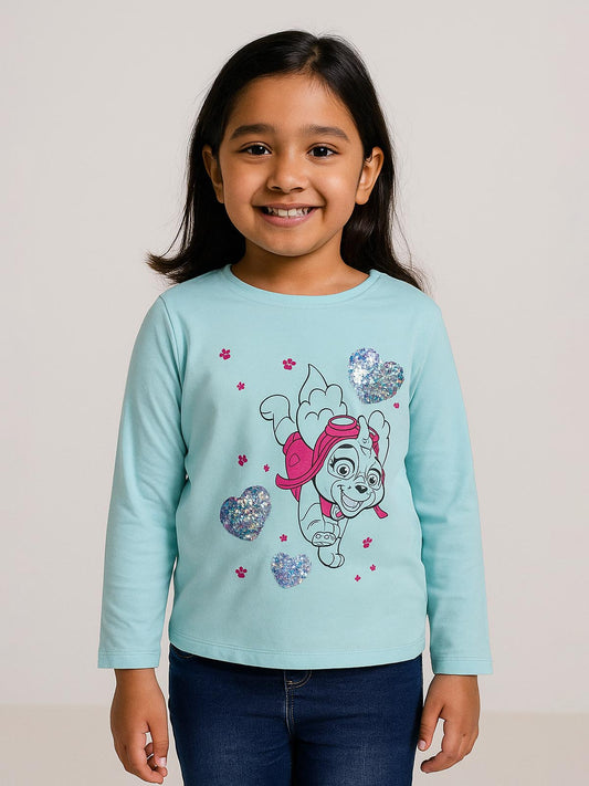 Girls Sequin T Shirt