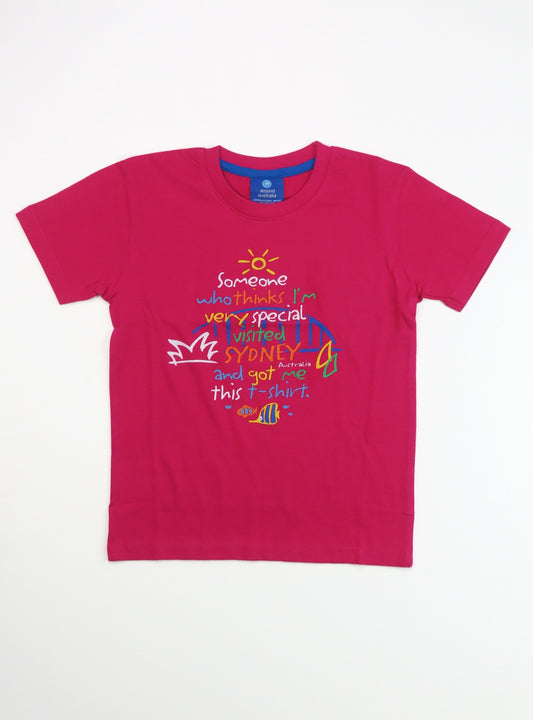 Girls T Shirt Fuchsia