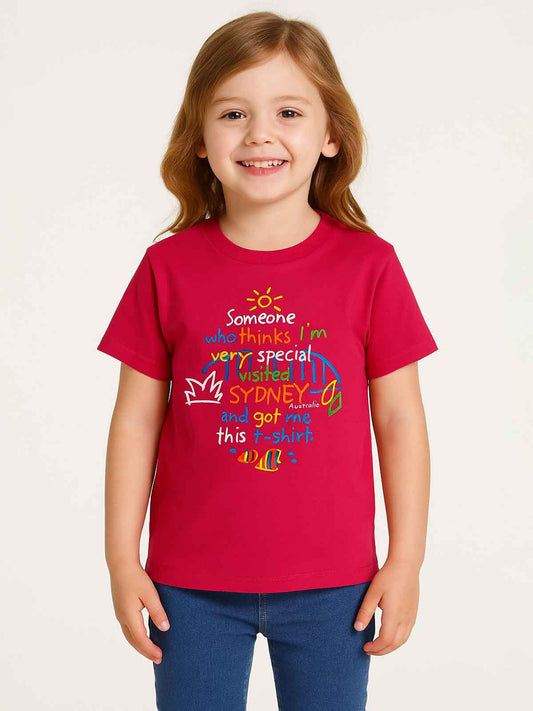 Girls T Shirt Fuchsia